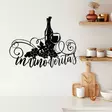 Väggdekor Metall Wallity Veritas 3 Svart Metall 56x42 cm - Dekorationer, prydnadsföremål - 8684282360308 - 3