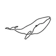 Väggdekor Metall Wallity Whale M Svart Metall 50x25 cm - Dekorationer, prydnadsföremål - 8683742829508 - 1
