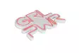 Dekorativ Led Väggbelysning Wallity Girl Power Rosa Plast 36x25 cm - Ljussmycken och ljusfigurer - 8682870288348 - 1