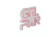 Dekorativ Led Väggbelysning Wallity Girl Power Rosa Plast 36x25 cm - Ljussmycken och ljusfigurer - 8682870288348 - 8