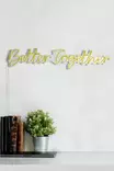 Dekorativ Led Väggbelysning Wallity Better Together Gul Plast 84x16 cm - Ljussmycken och ljusfigurer - 8682870287488 - 6