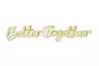 Dekorativ Led Väggbelysning Wallity Better Together Gul Plast 84x16 cm - Ljussmycken och ljusfigurer - 8682870287488 - 7