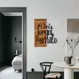 Väggdekor Trä Wallity Dont Forget To Smile Svart Trä 47x58 cm - Dekorationer, prydnadsföremål - 8682870854758 - 3