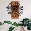 Väggdekor Trä Wallity Daisy Svart Trä 56x58 cm - Dekorationer, prydnadsföremål - 8683342168168 - 4