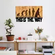 Väggdekor Trä Wallity Evrim Svart Trä 58x37 cm - Dekorationer, prydnadsföremål - 8682870968738 - 2