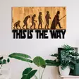 Väggdekor Trä Wallity Evrim Svart Trä 58x37 cm - Dekorationer, prydnadsföremål - 8682870968738 - 4