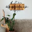 Väggdekor Trä Wallity Svart Valnöt Metall Trä 90x47 cm - Dekorationer, prydnadsföremål - 8682870972018 - 4