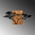 Väggdekor Trä Wallxpert Acacia Tree Svart Trä/Metall 144x3x70 cm - Dekorationer, prydnadsföremål - 8683342940658 - 6