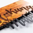 Väggdekor Trä Wallity Hakuna Matata Valnöt/Svart Trä/Metall 58x38 cm - Dekorationer, prydnadsföremål - 8681875562248 - 4