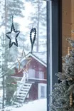 Kranssi Wooden 30cm musta Tähti - Juldekorationer och textilier - 6410416283548 - 2