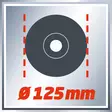 Kulmahiomakone Einhell TE-AG 125 CE - Vinkelslipar - 4006825577228 - 7