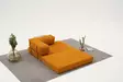 Hörnsoffa Atelier del Sofa Comfort Orange Chenille 290x95x75 cm - Soffor - 8684283436408 - 10