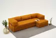 Hörnsoffa Atelier del Sofa Comfort Orange Chenille 290x95x75 cm - Soffor - 8684283436408 - 3