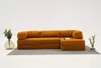 Hörnsoffa Atelier del Sofa Comfort Orange Chenille 290x95x75 cm - Soffor - 8684283436408 - 2