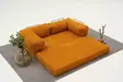 Hörnsoffa Atelier del Sofa Comfort Orange Chenille 290x95x75 cm - Soffor - 8684283436408 - 5