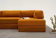 Hörnsoffa Atelier del Sofa Comfort Orange Chenille 290x95x75 cm - Soffor - 8684283436408 - 4
