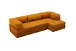 Hörnsoffa Atelier del Sofa Comfort Orange Chenille 290x95x75 cm - Soffor - 8684283436408 - 11
