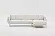 Hörnbäddsoffa Atelier del Sofa Simena Cream Polyester 77x70x77 cm - Soffor - 8683743317608 - 14