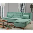 Hörnbäddsoffa Atelier del Sofa Kelebek Havsgrön Tyg 225x160x86 cm - Soffor - 8681875597608 - 3