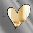 Dekorativ Spegel Wallity Guld Plexiglas EVA 43x48 cm - Speglar - 8684283981168 - 3
