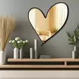 Dekorativ Spegel Wallity Guld Plexiglas EVA 43x48 cm - Speglar - 8684283981168 - 2