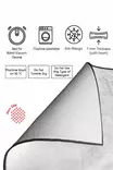Badrumsmatta Set Mijölnir Flerfärgad 100% Polyester Halkfri Antibakteriell 40x60 cm & 60x100 cm - Badrumsmattor och våtrumsmattor - 8684283195138 - 1