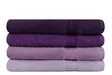 Badhandduksset (4 st), ljus lila lila violett mörk violett, 70 x 140 cm, mjuk, hållbar - Handdukar - 8681181534298 - 2