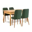 Matbord Hanah Home Santiago Atlantic Green Furu Spånskiva 120x77x75 cm - Matbord - 8683342722018 - 1