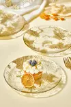 Assietter Set Hermia Marmo Transparent Glas 6 Delar - Tallrikar - 8684283784578 - 2