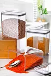 Förvaringslåda Set Hermia Transparent Plast 3 Delar - Matlådor och matförvaringsbehållare - 8683742960638 - 1