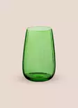 Glas, grön, 9 x 9 x 14 cm, hållbar, tål diskmaskin - Dricksglas - 8684283559268 - 5