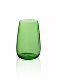 Glas, grön, 9 x 9 x 14 cm, hållbar, tål diskmaskin - Dricksglas - 8684283559268 - 1