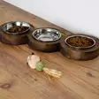 Matskål Hanah Home Pet010 Valnöt Granträ 16,5x3,5x48 cm - Mat- och dryckeskärl - 8682870777088 - 3