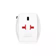 Reseadapter 2-polig världsomspännande reseadapter med integrerad dubbel USB-laddare (1x USB C & 1 x USB) 65 watt strömförsörjning - Reseadaptrar - 7640166328308 - 40