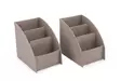 Sminkorganisatör Hermia Beige Plast 9x12 cm - Sminkverktyg - 8683342483438 - 1
