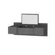 Sminkbord Hanah Home Zakkum Antracit Spånskiva 100x33x39,1 cm - Toalettbord - 8682870728578 - 1