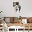 Väggdekor Metall Wallity Kubizm Flerfärgad Metall Trä 38x55 cm - Dekorationer, prydnadsföremål - 8684282053798 - 2