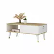 Soffbord Hanah Home Delux Safir Vit Spånskiva 90x42,4x45 cm - Soffbord - 8683342946278 - 1