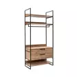 Garderob Hanah Home Dynamic 12 Furu Spånskiva 104x225x52 cm - Garderober - 8683342107068 - 3