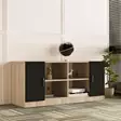 Kontorsmöbelset Hanah Home Vo10 Ob Ek Spånskiva 140x73,8x60 cm 60x46,3x50 cm 139,8x61,8x46,3 cm - Skrivbord - 8683342424868 - 5