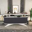 Sideboard Hanah Home Stor Vit Antracit Spånskiva 150x43x75 cm - Sidobord och extrabord - 8683743120888 - 2
