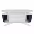 Sideboard Hanah Home Stor Vit Antracit Spånskiva 150x43x75 cm - Sidobord och extrabord - 8683743120888 - 12