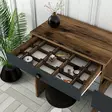 Sminkbord Hanah Home Lizbon 543 Valnöt Antracit Spånskiva 124x84,7x40 cm - Toalettbord - 8683743327188 - 6