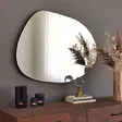 Spegel Hanah Home Gusto Ayna A340 Svart MDF 55x75x2,2 cm - Speglar - 8682870558588 - 5