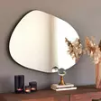 Spegel Hanah Home Gusto Ayna A340 Svart MDF 55x75x2,2 cm - Speglar - 8682870558588 - 8