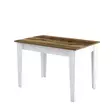Matbord Hanah Home Kiev 511 Valnöt Vit Spånskiva 110x75x72 cm - Matbord - 8683743327478 - 1