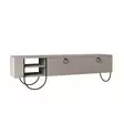 TV-bänk Hanah Home Norfolk Light Mocha Spånskiva 150x44x36 cm - TV-bänkar - 8681875834888 - 1