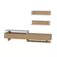 TV-bänk Hanah Home Ayaz Vit Spånskiva 180x40x37,4 cm - TV-bänkar - 8681181979648 - 1