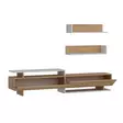 TV-bänk Hanah Home Ayaz Vit Spånskiva 180x40x37,4 cm - TV-bänkar - 8681181979648 - 5