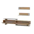TV-bänk Hanah Home Ayaz Vit Spånskiva 180x40x37,4 cm - TV-bänkar - 8681181979648 - 6
